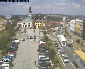 Preview webcam image Žďár nad Sázavou - Republic square