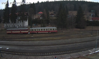 Preview webcam image Kořenov - railway station