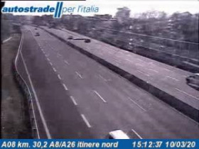 Preview webcam image Gallarate - A08 - KM 30,2