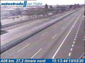 Preview webcam image Gallarate - A08 - KM 27,2