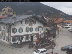 Preview webcam image Oberammergau - Hotel Alte Post