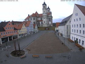 Preview webcam image Ottobeuren - Market Place and Basilica