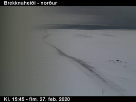Preview webcam image Brekknaheiði - Route 85 - north