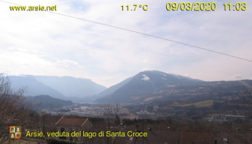 Preview webcam image Arsiè - Lago di Santa Croce