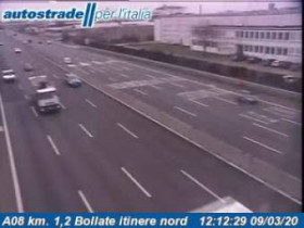 Preview webcam image Baranzate - Traffic A08 - KM 1,2