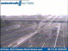 Preview webcam image Cesena - A14 - KM 92,6