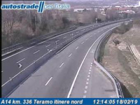 Preview webcam image Mosciano Stazione - A14 - KM 336 