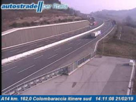 Preview webcam image Pesaro - A14 - KM 162,0