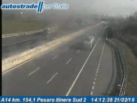 Preview webcam image Pesaro - A14 - KM 155,0