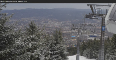 Preview webcam image Ski Ještěd