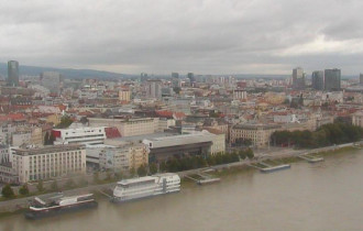Preview webcam image Bratislava waterfront