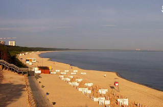 Preview webcam image Międzyzdroje - beach