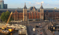 Preview webcam image Amsterdam - central train station