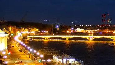 Preview webcam image Saint Petersburg - Petrovskaya embankment