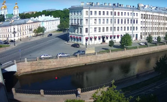 Preview webcam image St. Petersburg - Gribojedovsky canal