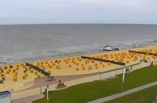 Preview webcam image Cuxhaven - Duhnen Strand beach