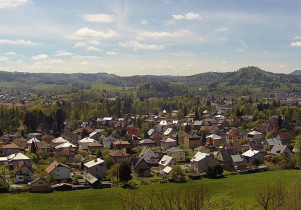 Preview webcam image Rožnov pod Radhoštěm - panorama