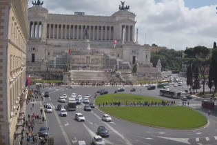 Preview webcam image Piazza Venezia, Vittorio Emanuele Monument - Rome