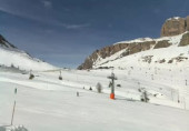 Preview webcam image Ski resort Passo Pordoi - Arabba
