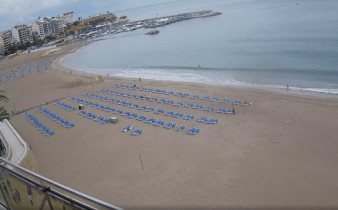 Preview webcam image Benidorm - Playa de Poniente - Puerto