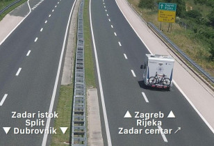 Preview webcam image Zadar - highway A1