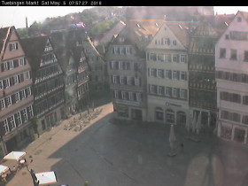 Preview webcam image Tübingen, market