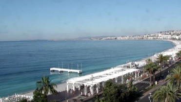 Preview webcam image Nice - la Promenade des Anglais