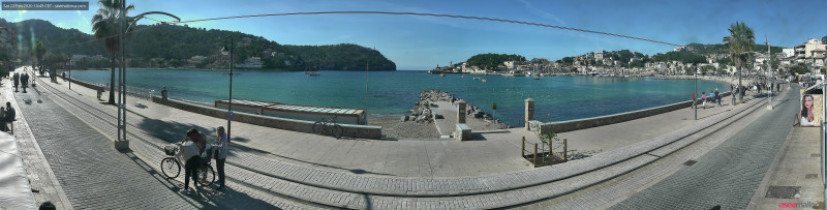Preview webcam image Mallorca - Puerto de Soller - Bay and Marina 