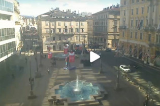 Preview webcam image Rijeka - Adriatic Square