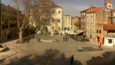 Preview webcam image Zadar - Trg Petra Zoranića