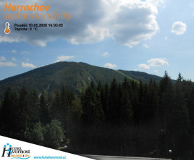 Preview webcam image Harrachov - camera view on Čertova hora