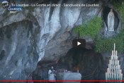 Preview webcam image Lourdes - cave Massabielle